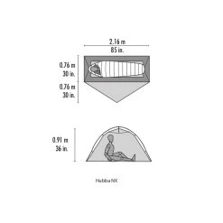 MSR Hubba NX Telt, Grå