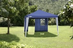 Brunner Indgang Med Sidevægge 3m Til Isola, Blå