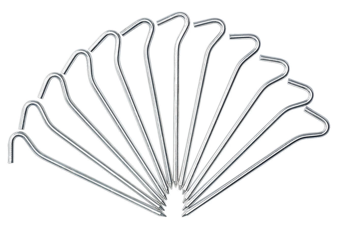 Jack Wolfskin Power Pløk 12 Stk, Sølv 1 Jack Wolfskin Power Pløk 12 Stk, Sølv