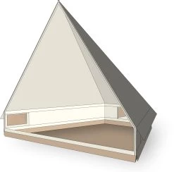 Nordisk Midgard Annex Large Apsis-forbindelse Stor, Beige